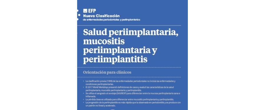Salud periimplantaria, mucositis periimplantaria y periimplatitis