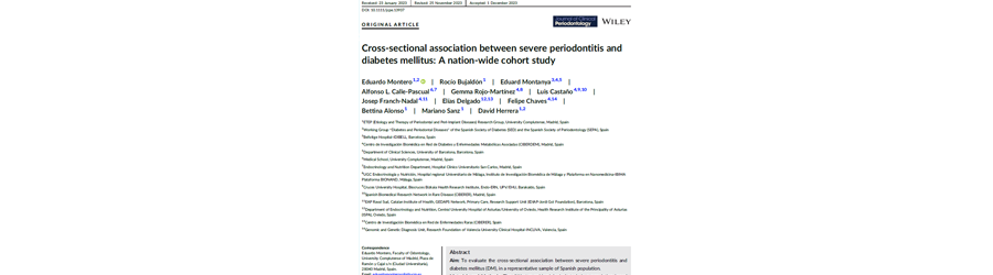 Cross-sectional association between severe periodontitis and diabetes mellitus: A nation-wide cohort study
